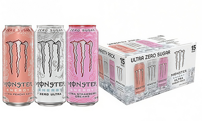 Laser Focus Energy Drink - Sugar Free 15 Pack with B12, B6 & Nootropics