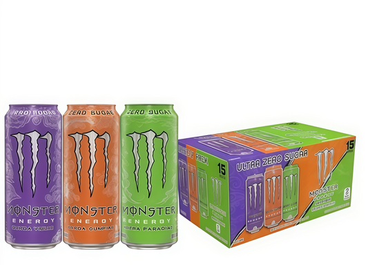 Laser Focus Energy Drink - Sugar Free 15 Pack with B12, B6 & Nootropics